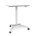 OFM Mesa Series 66100 20"W Height Adjustable Mobile Podium, White 1 thumbnail image