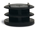 CSL Replacement end plug for CSL metal tray stands,1" flat,black 1 thumbnail image