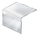 Azar Displays Shelf Sign Holders, 5-1/2" x 8-1/2", Clear, Pack Of 10 Holders 1 thumbnail image