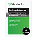 QuickBooks Desktop Enterprise Platinum, 2023, 5 Devices, 1-Year Subscription, Windows®, Download