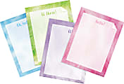 Barker Creek Designer Computer Paper, 8-1/2” x 11”, Blue/Purple/Lime/Pink Tie-Dye, 50 Sheets Per Pack, Case Of 4 Packs 1 thumbnail image