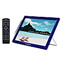 Trexonic Portable Rechargeable 14" LED TV With HDMI™ And Built-In Digital Tuner, Blue, 995115779M