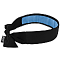 Ergodyne Chill-Its 6700CT Evaporative Cooling Tie Bandanas With Cooling Towel, Black, Pack Of 6 Bandanas 1 thumbnail image