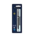 Waterman® Allure Fountain Pen, Fine Point, 0.5 mm, Black Barrel, Blue Ink 1 thumbnail image
