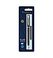 Waterman® Allure Fountain Pen, Fine Point, 0.5 mm, Black Barrel, Blue Ink