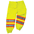 Ergodyne GloWear® 8911 Class E Polyester 2-Tone Pants, 4X/5X, Lime