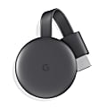 Google™ Chromecast Streaming Media Device, 3rd Generation, Black