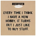 2025 TF Publishing Monthly Wall Calendar, 12” x 12”, Anti-Affirmations, January 2025 To December 2025
