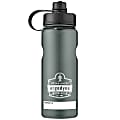 Ergodyne Chill-Its® 5151 Wide Mouth Water Bottle, 34 Oz, Black