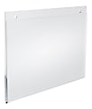 Azar Displays U-Frame Wall-Mount Acrylic Sign Holders, 7"H x 11"W x 1/4"D, Clear, Pack Of 10 Holders 1 thumbnail image