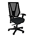 Sitmatic GoodFit Mesh High-Back Chair, Lower Seat Height, Black 1 thumbnail image