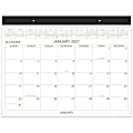 AT-A-GLANCE® 2027 Two Color Monthly Desk Pad Calendar, Standard, 21 3/4" x 17" 1 thumbnail image