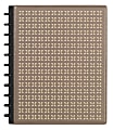 TUL™ Brilliance Custom Note-Taking System Notebook, 8 1/2" x 11", Chocolate
