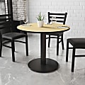 Flash Furniture Round Hospitality Table, 31-3/16"H x 36"W x 36"D, Natural 1 thumbnail image