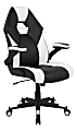 RS Gaming™ RGX Faux Leather High-Back Gaming Office Chair, Black/White, BIFMA Compliant 1 thumbnail image