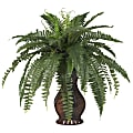 Nearly Natural 28"H Silk Boston Fern With Urn 1 thumbnail image