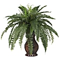 Nearly Natural 28"H Silk Boston Fern With Urn