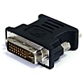 StarTech.com DVI to VGA Cable Adapter M/F - Black - 10 Pack - 10 Pack - 1 x DVI-I Male Video - 1 x HD-15 Female VGA - Nickel Connector - Black 1 thumbnail image
