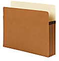 Smead® SuperTab® File Pockets, Straight Cut, Letter Size, 30% Recycled, Redrope, Box Of 25 1 thumbnail image