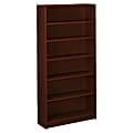 HON® 1870-Series Laminate Modular Shelving Bookcase, 6 Shelves, 73"H x 36"W x 11-1/2"D, Mahogany 1 thumbnail image