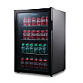 Commercial Cool 4.4 Cu. Ft. Beverage Cooler, Black