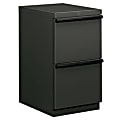 HON® 20000 Series 2-Drawer Mobile File Pedestal, 28"H x 15"W x 19 7/8"D, 83 Lb., Charcoal 1 thumbnail image