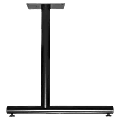 Lorell® C-Leg Training Table Base, Glides, Black, Pack of 2 1 thumbnail image