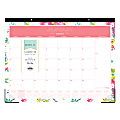 2027 Blue Sky Peyton White Monthly Desk Pad Planning Calendar, 22x17, 0%, Peyton White, Jan–Dec, RY27 1 thumbnail image
