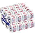Tape Logic® If Seal Is Broken Preprinted Carton Sealing Tape, 3" Core, 3" x 110 Yd., Red/White, Case Of 24 1 thumbnail image