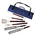 7-Piece BBQ And Kabob Set With Tote, Navy