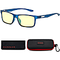 GUNNAR Gaming & Computer Glasses for Kids (age 12+) - Cruz, Navy, Amber Tint - Navy Frame/Amber Lens - Children