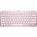 Logitech MX Keys Mini Minimalist Wireless Illuminated Keyboard, Compact, Bluetooth, USB-C - Rose - Wireless Connectivity - 920010474 1 thumbnail image