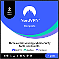 NordVPN Complete, 1-Year Subscription, For Windows®/MacOS/iOS/Android/Linux, Download