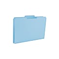 Smead® Pressboard Folder, 2" Capacity, Legal Size, 1/3 Cut, 100% Recycled, Blue, Box Of 25