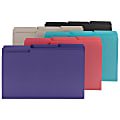 Smead® Interior Folders, Legal Size, 1/3 Cut, Assorted Colors, Box Of 100