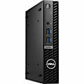 Dell OptiPlex 7000 7010 Desktop PC, Intel Core i5, 16GB Memory, 256GB Solid State Drive, Windows 11 Pro, Micro PC Form Factor, No Optical Drive, No Wireless LAN, Total Number of USB Ports: 6, Number of DisplayPort Outputs 1 thumbnail image