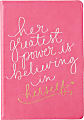 Eccolo Her Greatest Flexi Journal, 6” x 8”, 256 pages, Hot Pink/White 1 thumbnail image