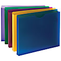 Smead® Poly Expanding File Jackets, Assorted Colors, Pack Of 10