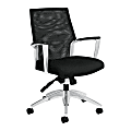 Global® Accord Multi-Tilter Mid-Back Chair, 37 1/2"H x 25"W x 26"D, Black