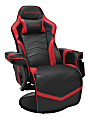 Respawn 900 Racing-Style Bonded Leather Gaming Recliner, Black/Red 1 thumbnail image