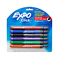 EXPO® Click Fine-Point Dry-Erase Markers, Assorted, Pack Of 6 1 thumbnail image