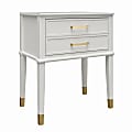 Ameriwood™ Home Westerleigh End Table, 28"H x 23-5/8"W x 15-5/8"D, White