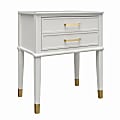 Ameriwood™ Home Westerleigh End Table, 28"H x 23-5/8"W x 15-5/8"D, White 1 thumbnail image