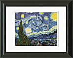 Timeless Frames Supreme & Addison Framed Inspirational Artwork, 11" x 14", Black, Starry Night