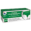 Amscan Boxed Plastic Table Roll, Festive Green, 54” x 126’