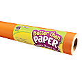 Teacher Created Resources® Better Than Paper® Bulletin Board Paper Rolls, 4' x 12', Orange, Pack Of 4 Rolls