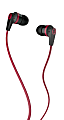 Skullcandy® Ink'd Earbud Headphones, Black/Red