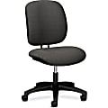 HON® 5900 Series ComforTask Chair, 38 1/4"H x 28 3/4"W x 23"D, Black Frame, Dark Gray Fabric