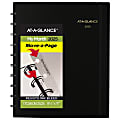 2025 AT-A-GLANCE® Move-A-Page Monthly Planner, 8-3/4" x 11", Black, January To December, 70260E05