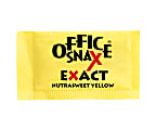 Office Snax Exact Nutrasweet Ylw Sweetener Packs - Packet - 0 lb (0 oz) - Artificial Sweetener - 2000/Carton 1 thumbnail image